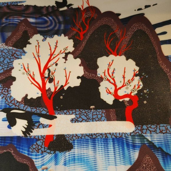 Handmade Japanese Style A-Line Colorful Skirt - Picture 10 of 10